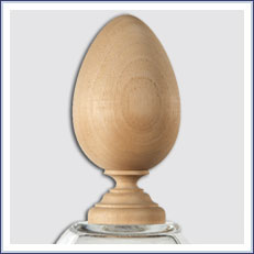 Redwood Finial Post cap