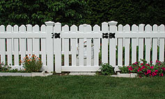 square lattice fence